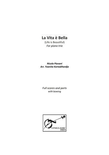 Life Is Beautiful (la Vita E Bella) (arr. Yoanita Kartadihardja)