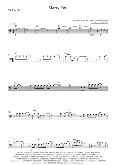 Marry You (arr. Fernando Britto)
