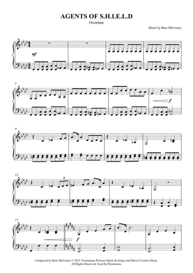 Agents Of S.h.i.e.l.d. - Overture (arr. SCMusic)