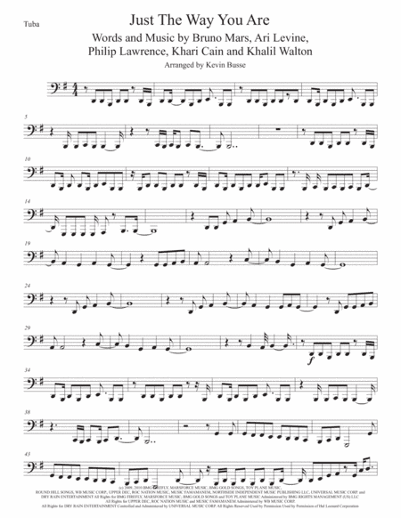 Just The Way You Are (arr. Kevin Busse)