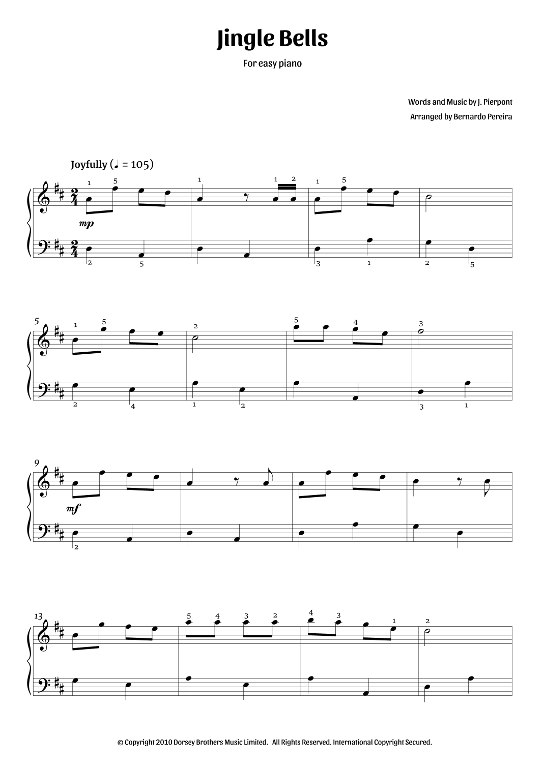 Jingle Bells (arr. Bernardo Pereira)