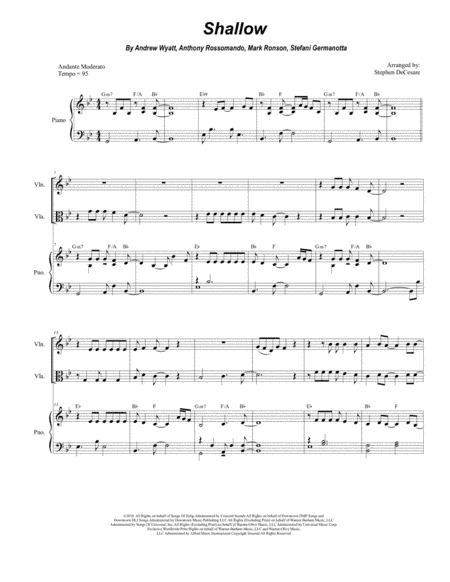 Shallow (arr. Stephen DeCesare)