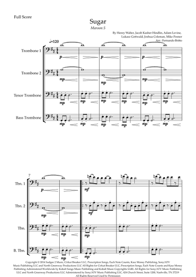 Sugar (arr. Fernando Britto)