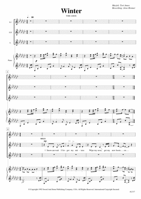 Winter (arr. Jetse Bremer)