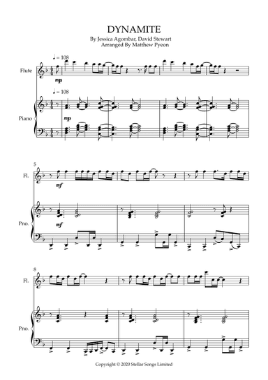 Dynamite (arr. Matthew pyeon)