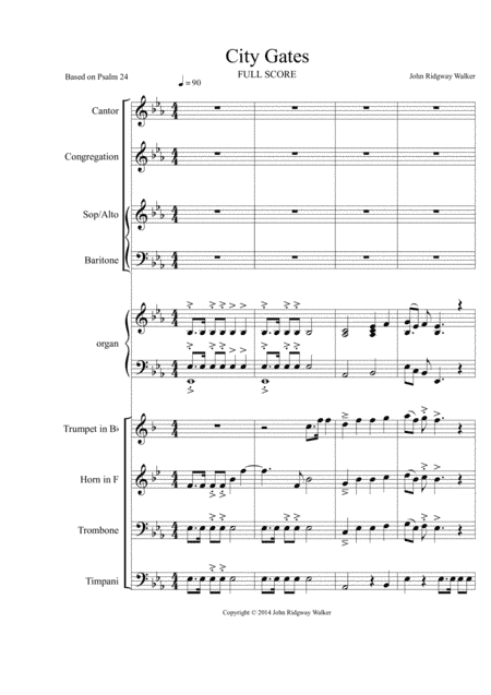 City Gates (Full Score)