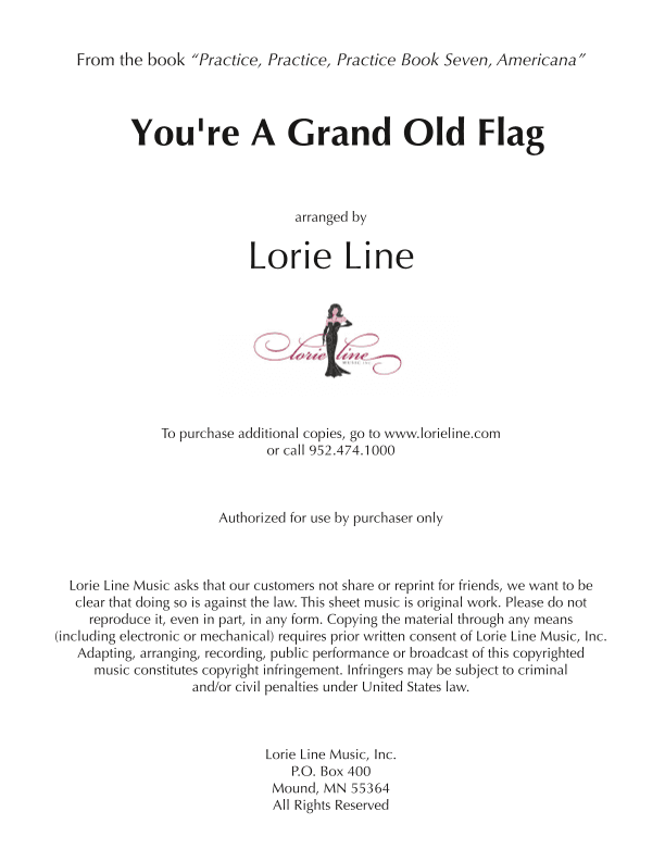 You're A Grand Old Flag (arr. Lorie Line)