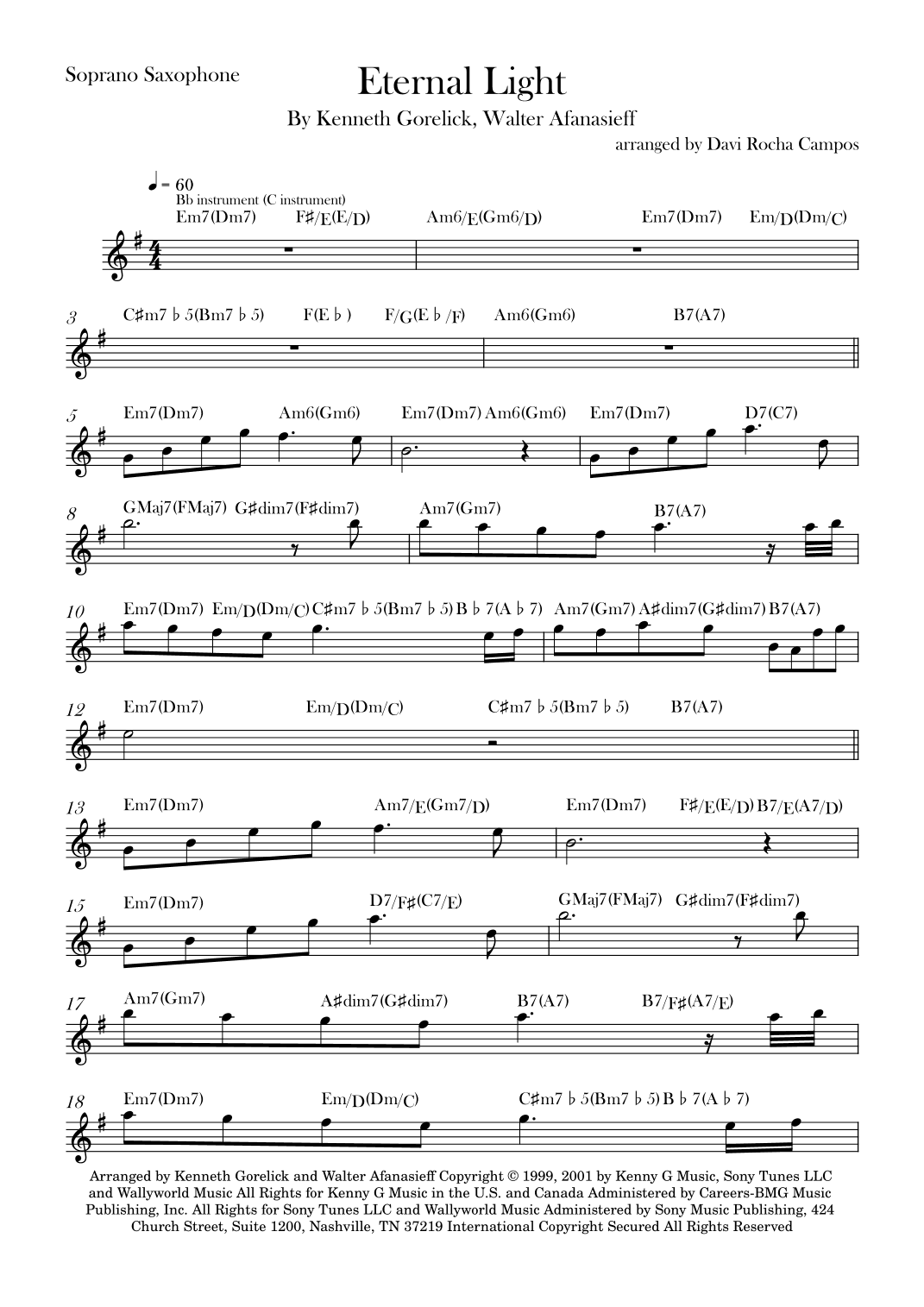 Eternal Light (arr. Davi Rocha Campos)