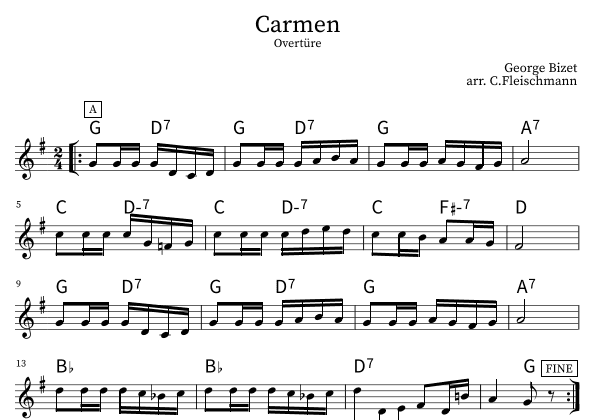 Carmen - Overtüre (arr. Christoph Fleischmann)