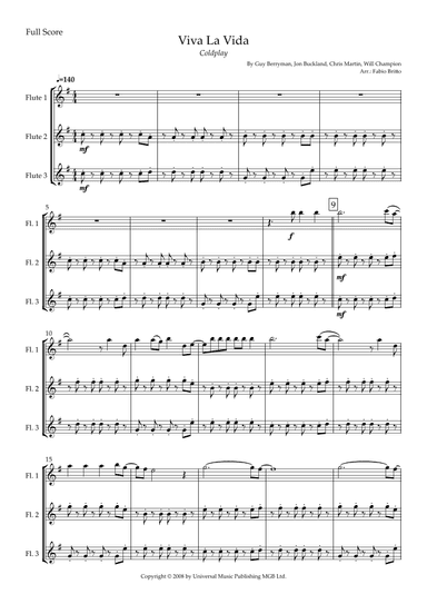 Viva La Vida (arr. Fabio Britto)