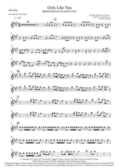 Girls Like You (arr. Alex Souza)