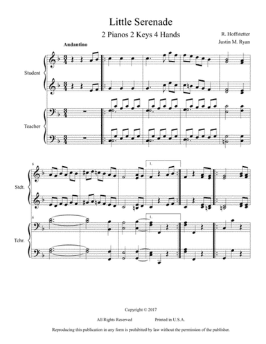 String Quartet No. 5 in F Major 2nd Movement "Little Serenade" (arr. Justin M. Ryan)