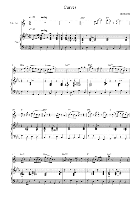 Curves - Alto Sax solo