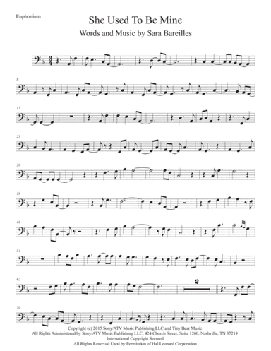 She Used To Be Mine from WAITRESS THE MUSICAL (arr. Kevin Busse)