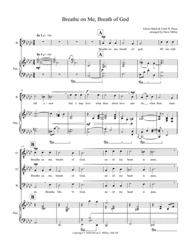 Breathe on Me, Breath of God (arr. Steve Milloy)