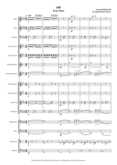 Loki Green Theme (arr. Thanasis Vourgidis)