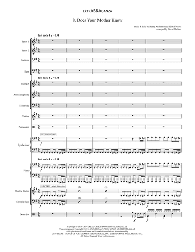 Does Your Mother Know (arr. David Maddux)