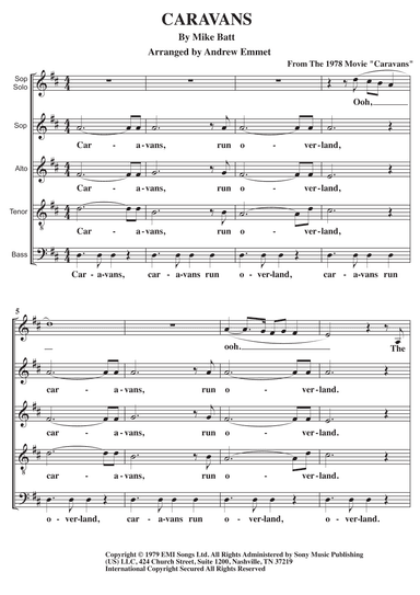 Caravans Theme (arr. Andrew Emmet)