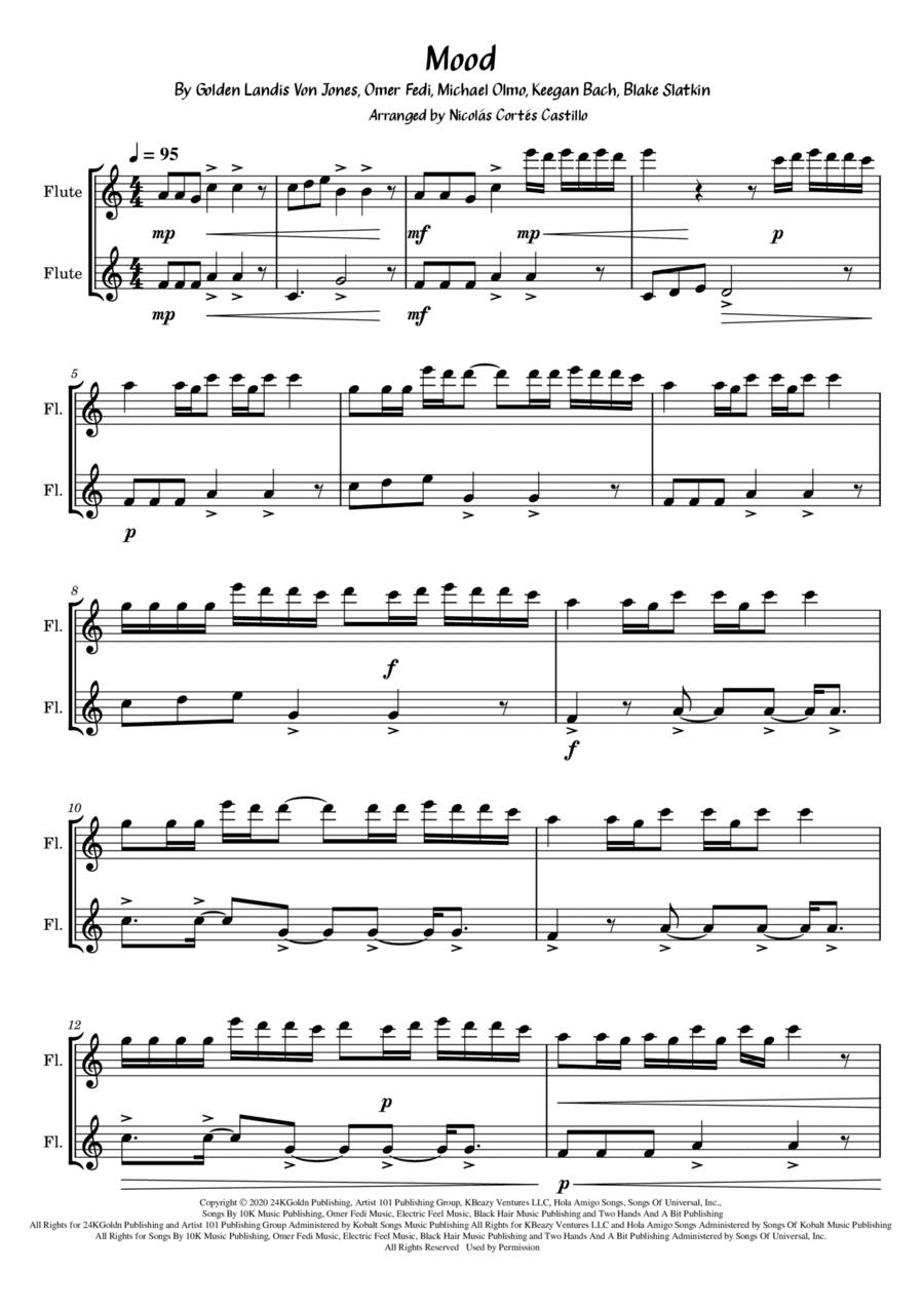 Mood (arr. Nicolás Cortés Castillo)