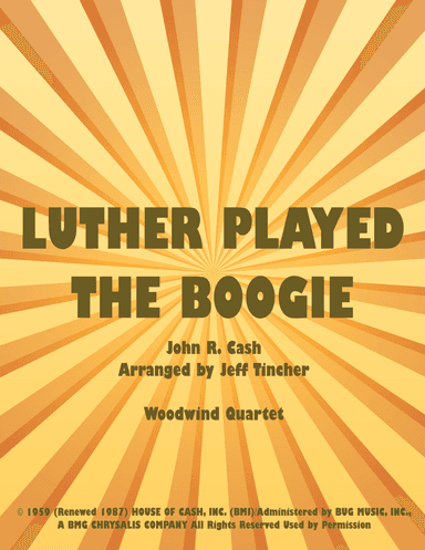 Luther Played The Boogie (arr. Jeff Tincher)