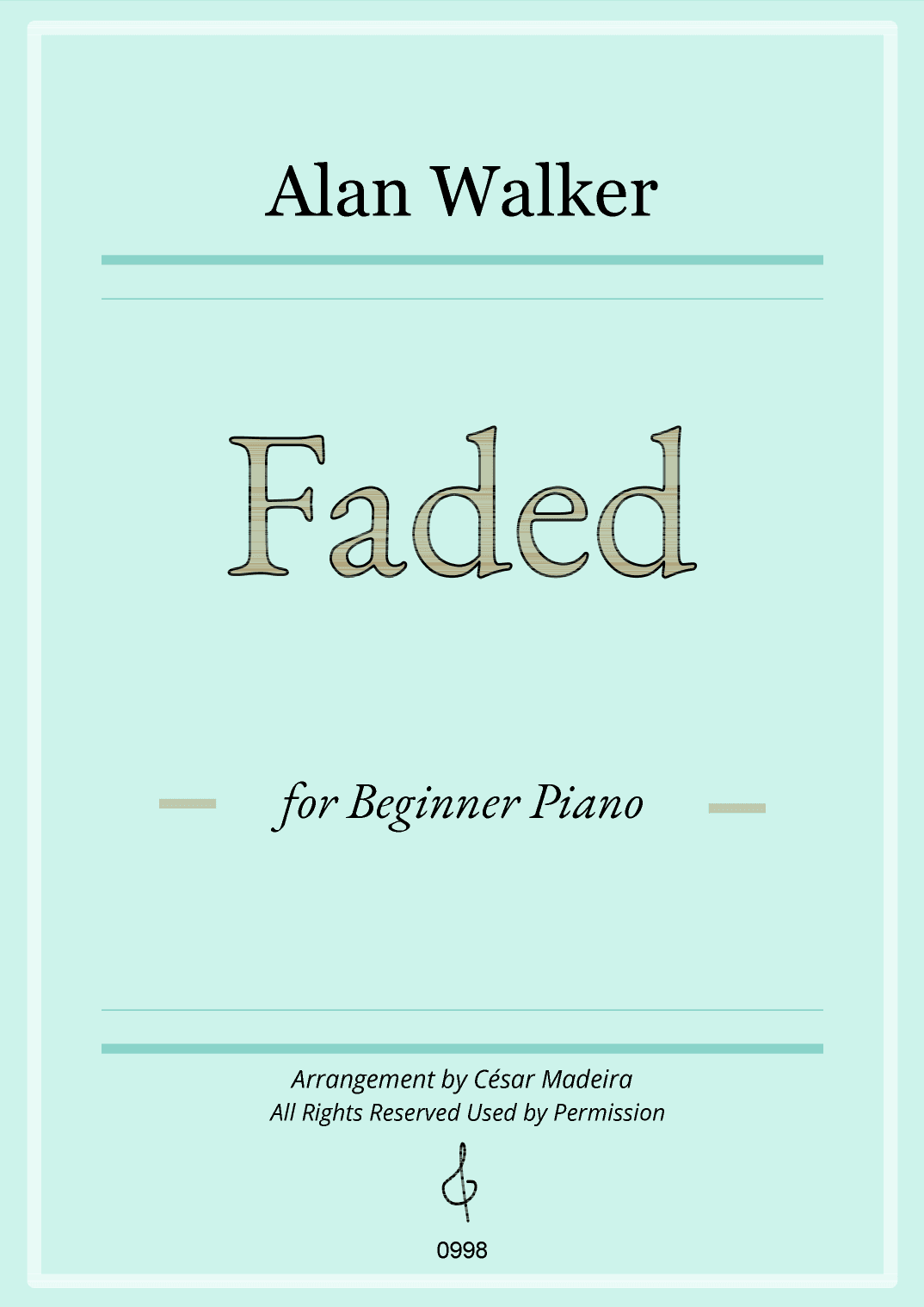 Faded (arr. César Madeira)