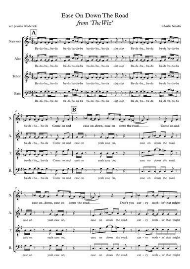 Ease On Down The Road (arr. Jessica Broderick)