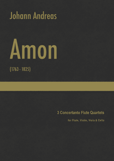 Amon - 3 Concertante Flute Quartets (arr. J.G. Cucó Barber)