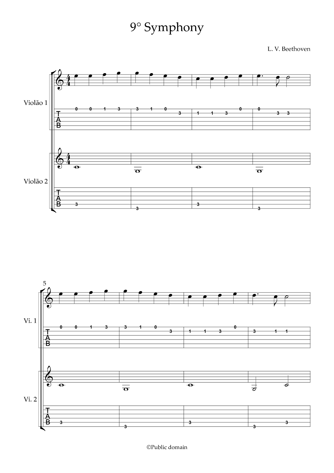 9° Symphony (arr. Dumbio)