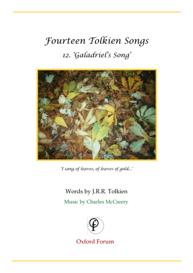 Tolkien Song: 'Galadriel's Song of Eldamar'