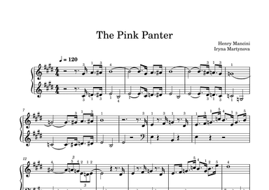 The Pink Panther (arr. Iryna Martynova)