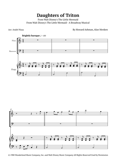 Daughters Of Triton (arr. André Nusa)