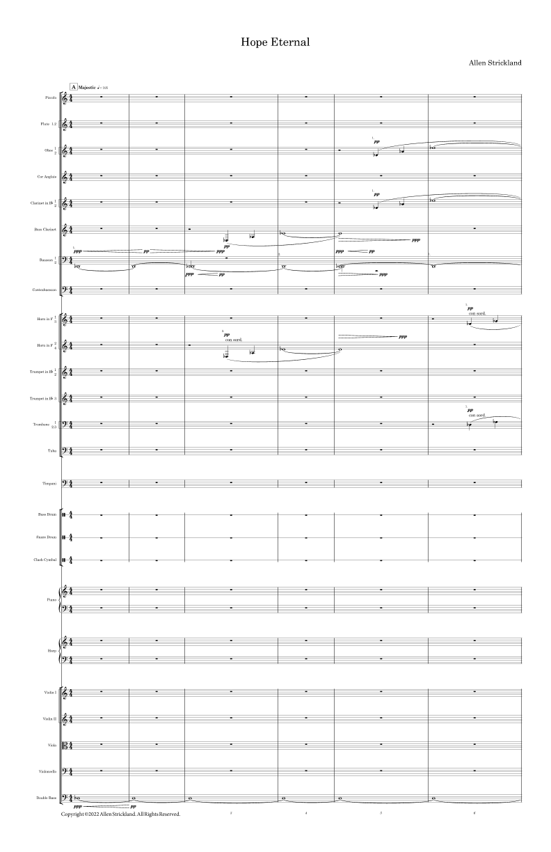 Hope Eternal - Score Only