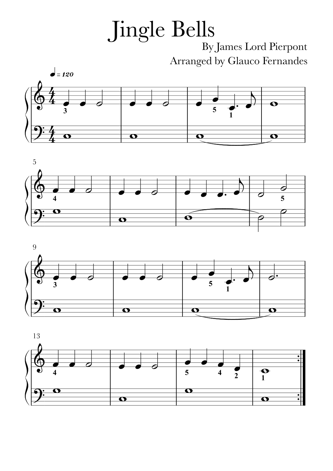 Jingle Bells (arr. Glauco Fernandes)