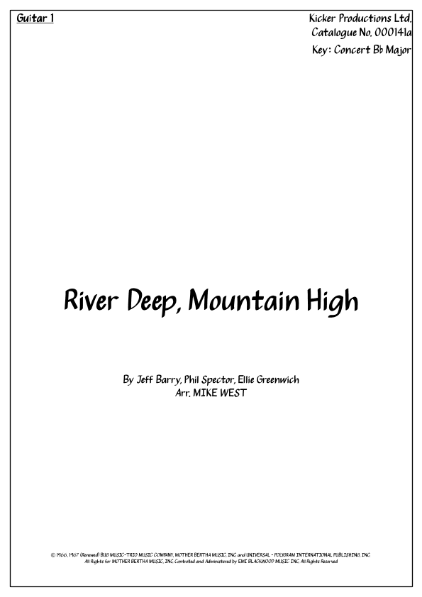 River Deep - Mountain High (arr. Michael Storeton-West)