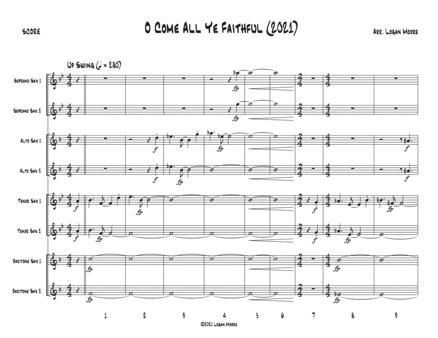 O Come All Ye Faithful (2021) (arr. Logan Moore)