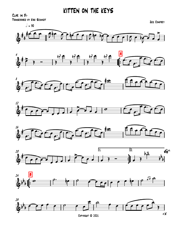 Kitten On The Keys (arr. Kirk Schmidt)