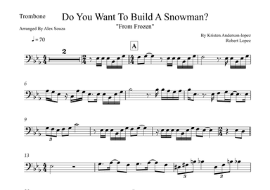 Do You Want To Build A Snowman? (arr. Alex Souza)