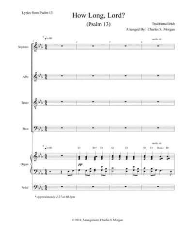 How Long, Lord? (arr. Charles S. Morgan)