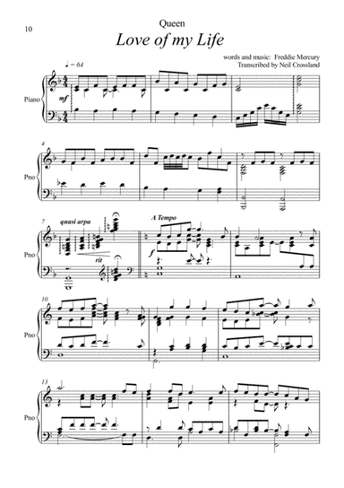 Love Of My Life (arr. Neil Crossland)