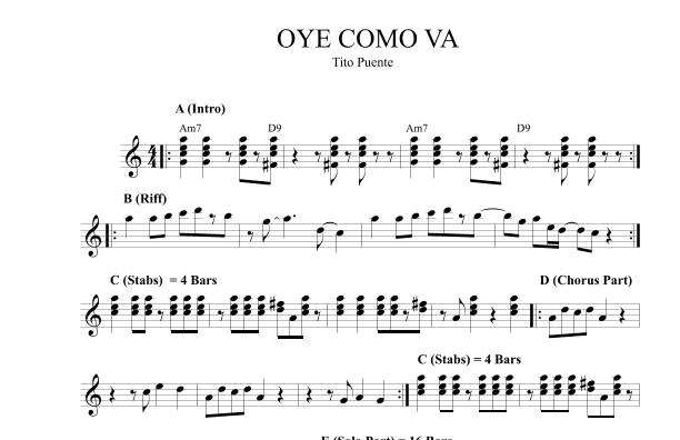 Oye Como Va (arr. funkyfm (BMI))
