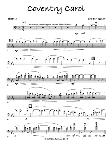 Coventry Carol (arr. Sir Lunch)