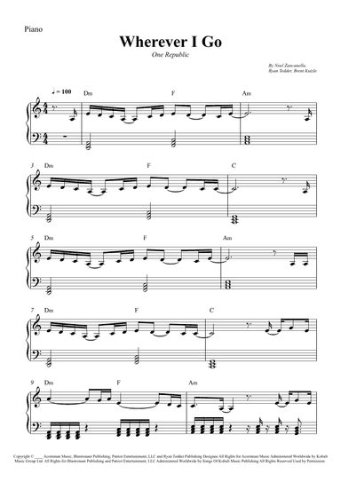 Wherever I Go (arr. Wesley S. SIlva)