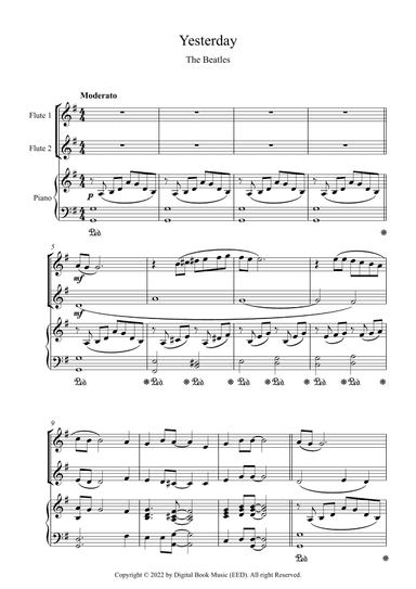 Yesterday (arr. Digital Book Music)
