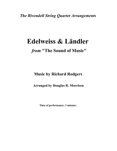 Edelweiss (arr. Douglas R. Morrison)