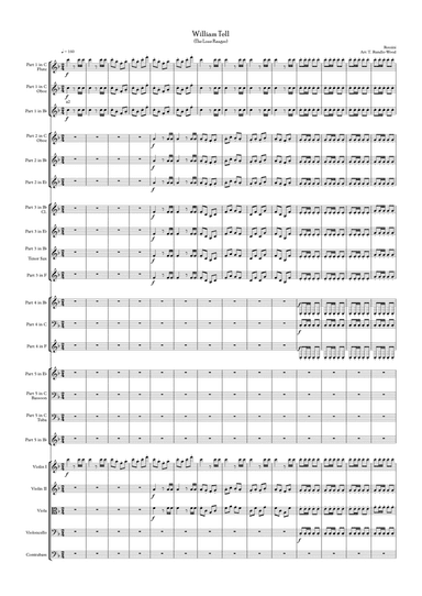 William Tell (Lone Ranger) (arr. Tom Rundle-Wood)