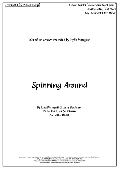 Spinning Around (arr. Michael Storeton-West)