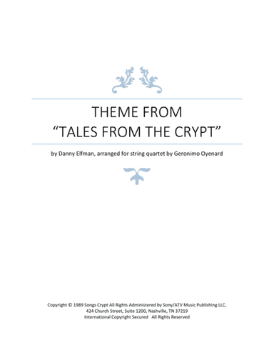 Tales From The Crypt Theme (arr. Geronimo Oyenard)