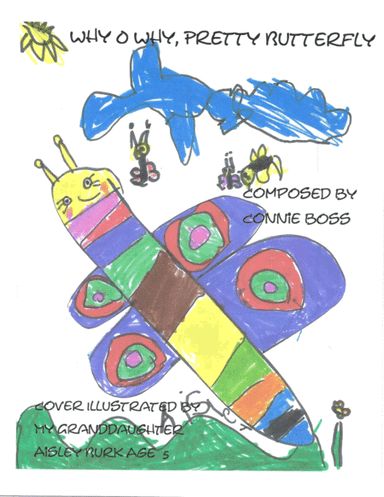 Why O Why Pretty Butterfly Book with Sheet music