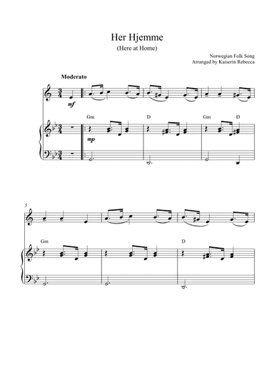 Herhjemme (Here at Home) (arr. Kaiserin Rebecca)