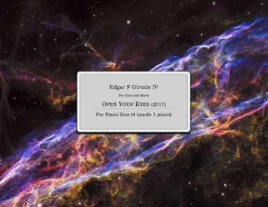 Open Your Eyes, for Piano Duet (1 Piano, 4 Hands)